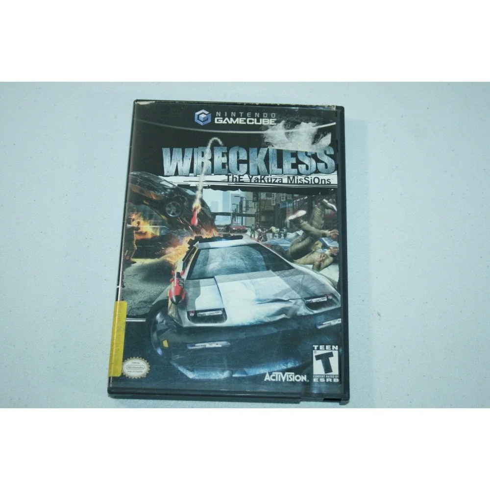 Wreckless: The Yakuzo Missions‎ Nintendo GameCube 2002 No Manual TESTED WORKING